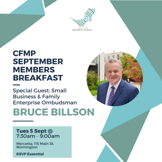 Members Breakfast with Bruce Billson - September 2023